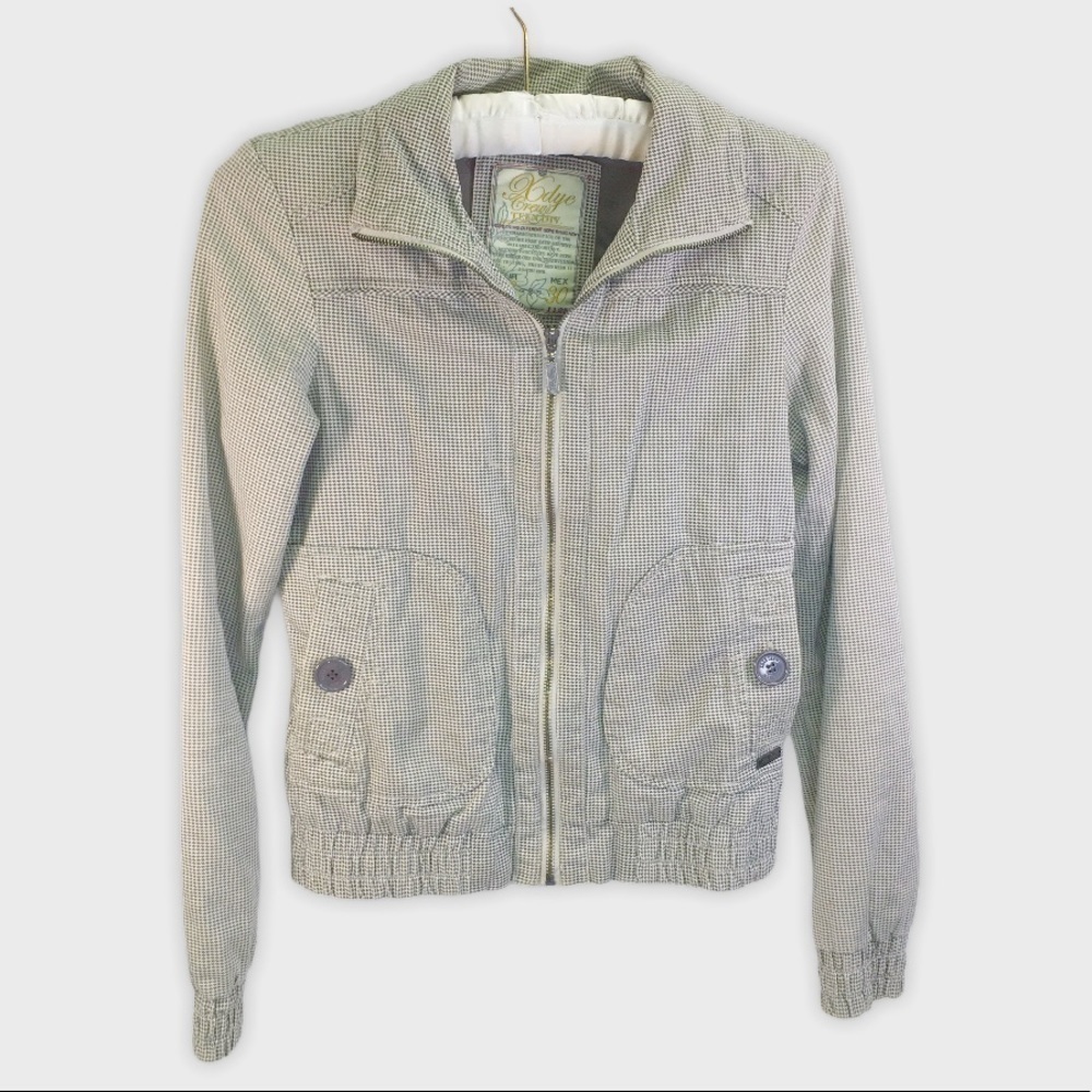 XDYE Crew Teen Div Pull & Bear zip up fitted jacket